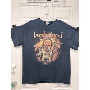 Lamb Of God Music T-Shirt Gildan Size Large AAA3390